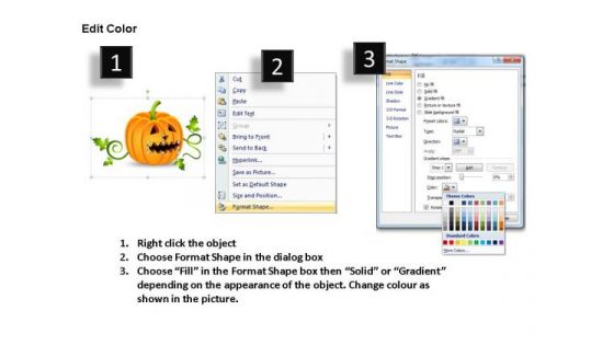 Process And Flows Halloween PowerPoint Slides And Ppt Diagram Templates