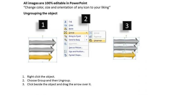 Process Arrows Parallel To Each Other 3 Stages Ppt Business Plan Generator PowerPoint Slides
