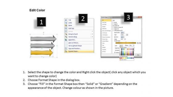 Process Arrows Parallel To Each Other 3 Stages Ppt Business Plan Generator PowerPoint Slides