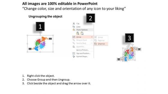Process Control Gear Graphic For Business PowerPoint Template