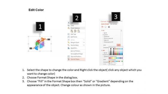 Process Control Gear Graphic For Business PowerPoint Template