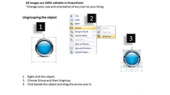 Process Diagram Chart In PowerPoint With 3 Stages