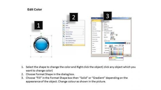 Process Diagram Chart In PowerPoint With 3 Stages