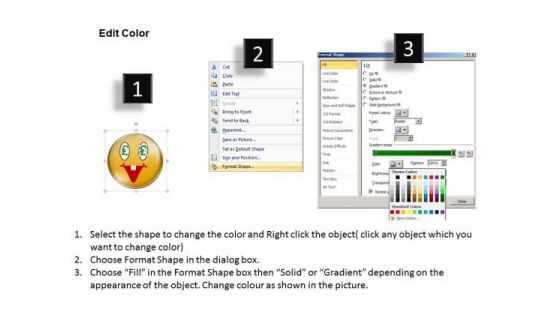 Process Ppt Business Smiley Face 4 Strategy PowerPoint 2 Image
