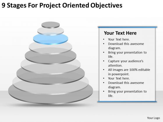 Project Oriented Objectives Ppt Catering Business Plan Template PowerPoint Templates