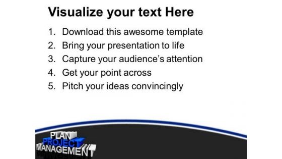 Project Planning And Business Management PowerPoint Templates Ppt Backgrounds For Slides 0413