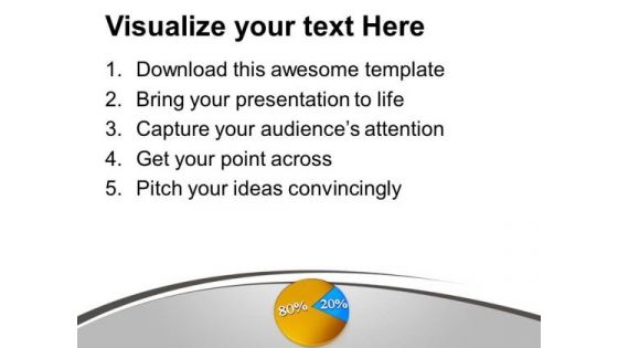 Proportional Pie Chart Business Statistics PowerPoint Templates Ppt Backgrounds For Slides 0413