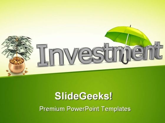 Protect Investment Business PowerPoint Backgrounds And Templates 1210