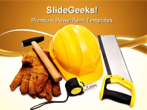 Protection Equipment Construction PowerPoint Templates And PowerPoint Backgrounds 0711