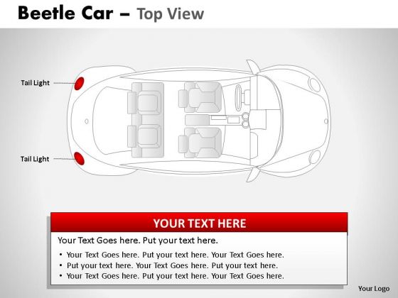 Prototype Red Beetle Car PowerPoint Slides And Ppt Diagram Templates