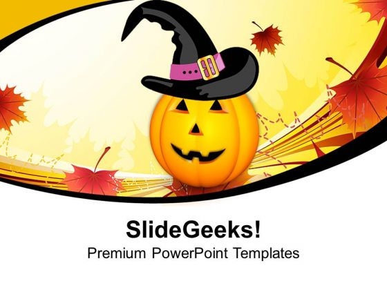 Pumpkins Evil Festival Halloween PowerPoint Templates And PowerPoint Themes 1012