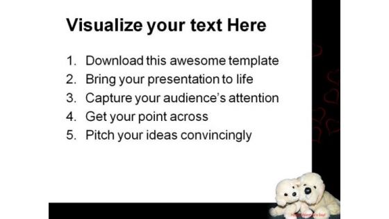 Puppy Love Animals PowerPoint Themes And PowerPoint Slides 0411
