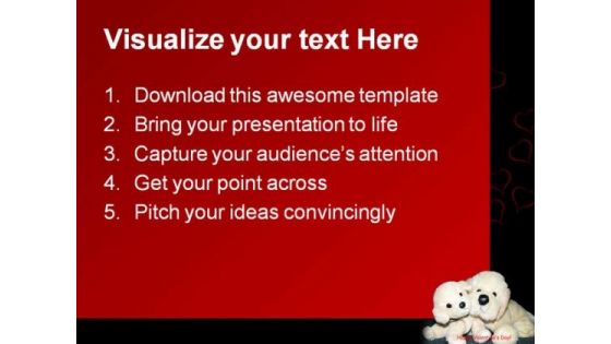 Puppy Love Animals PowerPoint Themes And PowerPoint Slides 0411