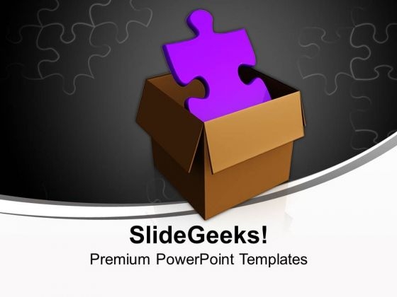 Purple Solution Puzzle Business PowerPoint Templates And PowerPoint Themes 1112