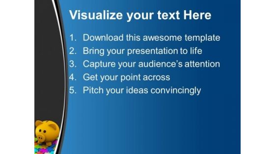 Puzzle And Piggy Bank Business Solution PowerPoint Templates Ppt Backgrounds For Slides 0213