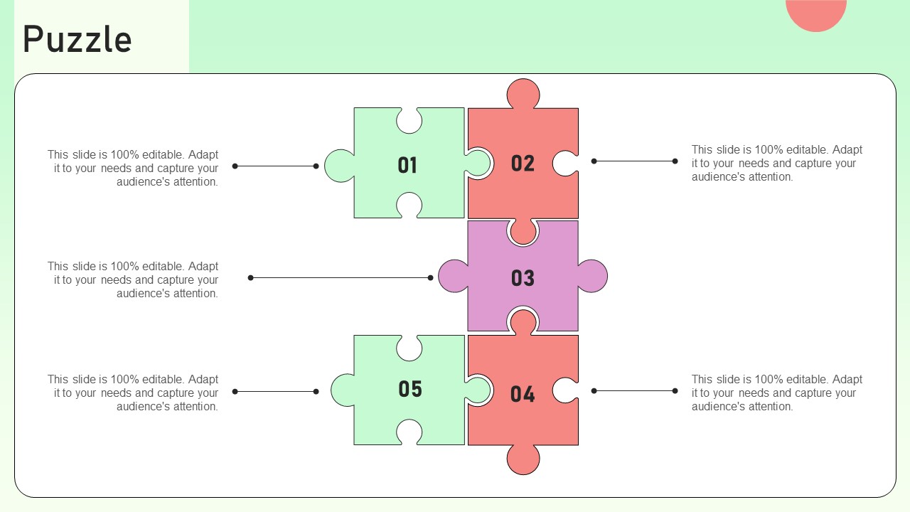 Puzzle Value Based Investor Financing Pitch Deck Topics Pdf