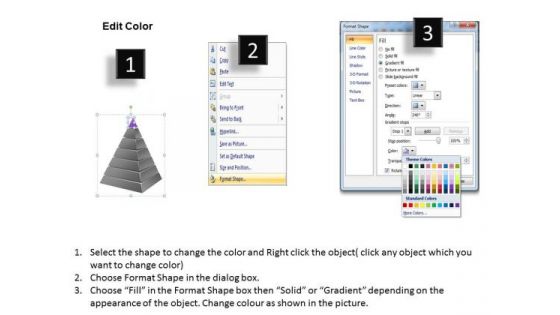 Pyramid 7 Staged Dependent Process Business Ppt How To Start Plan PowerPoint Slides