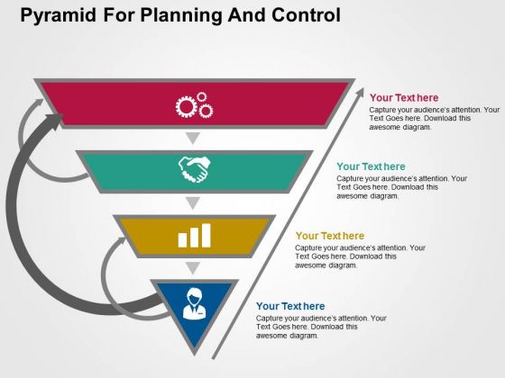 Pyramid For Planning And Control PowerPoint Templates