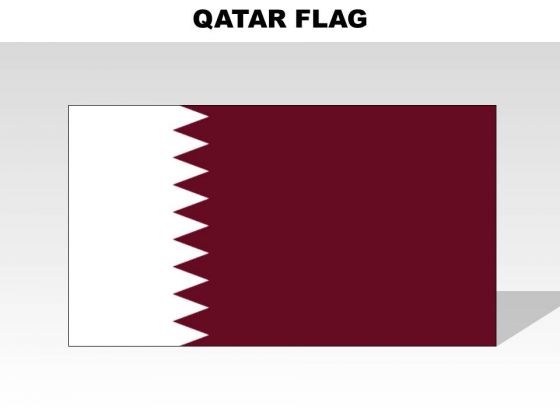 Qatar Country PowerPoint Flags