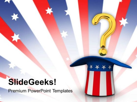 Query On American Problem PowerPoint Templates Ppt Backgrounds For Slides 0813