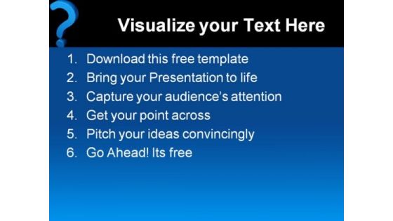Questionnaire PowerPoint Template