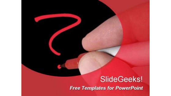 Business Questions Entrepreneurs PowerPoint Template