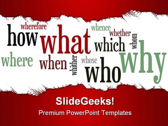 Question Business PowerPoint Backgrounds And Templates 1210