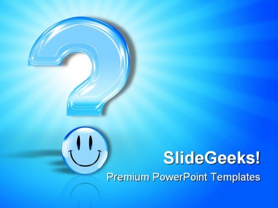 Question Mark Metaphor PowerPoint Templates And PowerPoint Backgrounds 0811