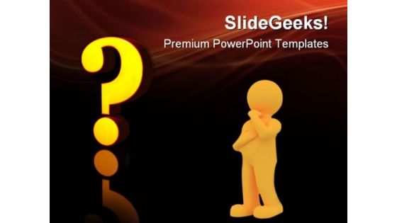 Question Symbol PowerPoint Templates And PowerPoint Backgrounds 0711