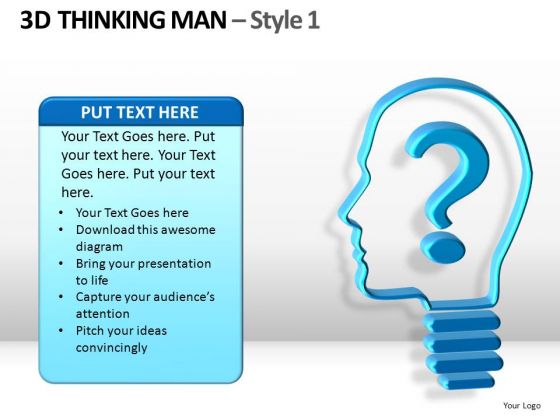 Questions Thinking Person PowerPoint Templates And Ppt Slides