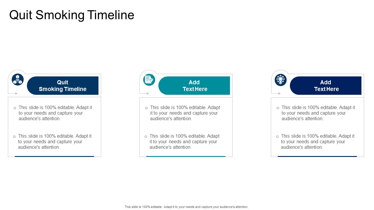 Quit Smoking Timeline In Powerpoint And Google Slides Cpb