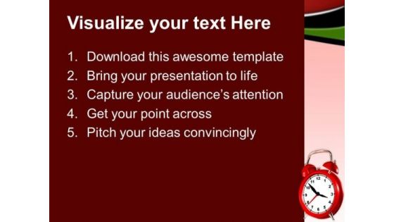 Race Against Time Business PowerPoint Templates And PowerPoint Themes 0712