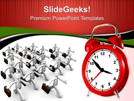 Race Against Time Business PowerPoint Templates And PowerPoint Themes 0712