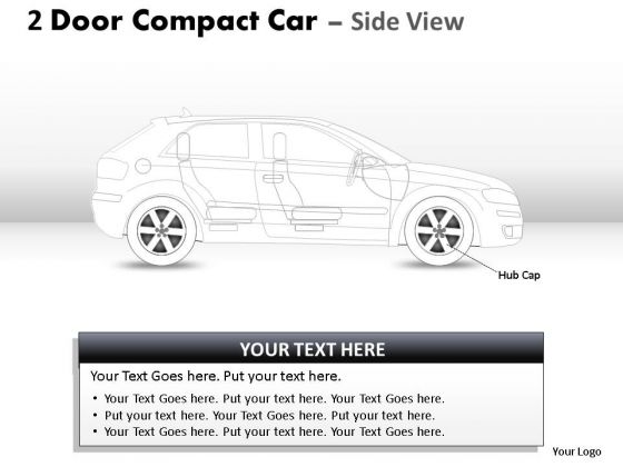 Race Side 2 Door Blue Car Side PowerPoint Slides And Ppt Diagram Templates