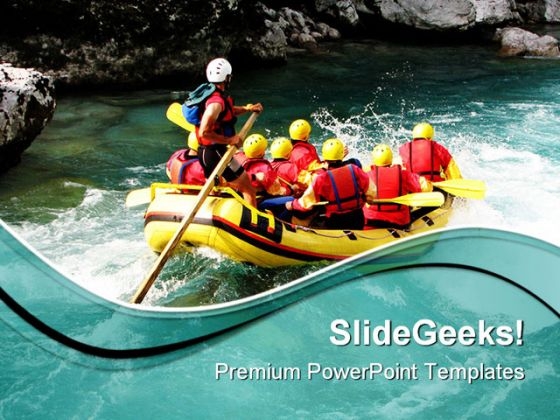 Rafting Vacation PowerPoint Templates And PowerPoint Backgrounds 0511