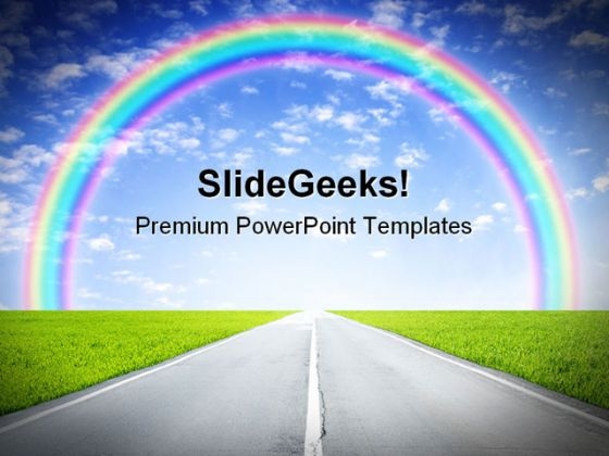 Rainbow Nature PowerPoint Templates And PowerPoint Backgrounds 0811