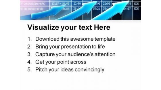 Raising Stocks Business PowerPoint Themes And PowerPoint Slides 0811
