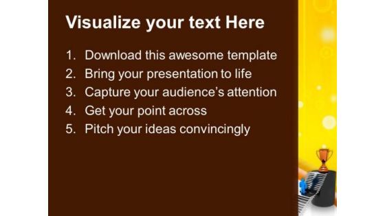 Reach The Target Winner Competition PowerPoint Templates Ppt Backgrounds For Slides 0113