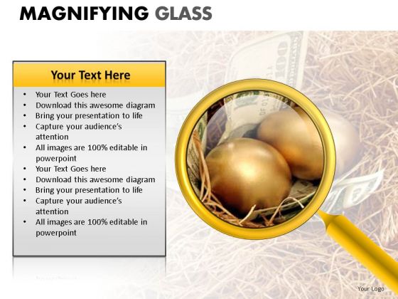 Reading Research Detail Magnifying Glass PowerPoint Slides And Ppt Diagram Templates