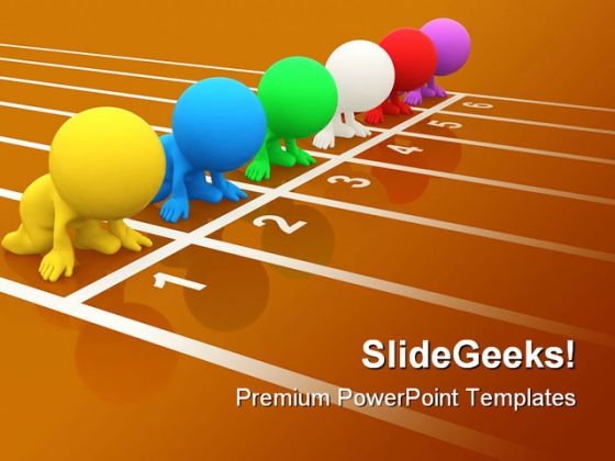 Ready To Race Success PowerPoint Templates And PowerPoint Backgrounds 0811