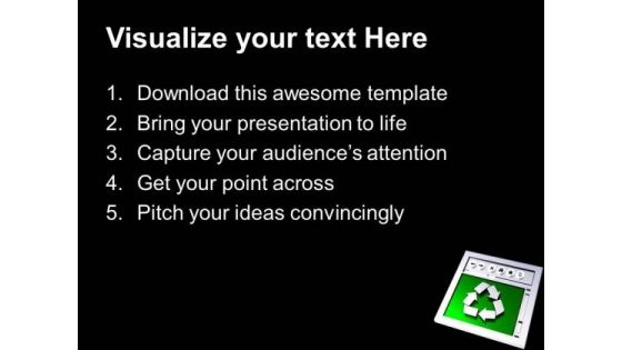 Recycled Content Nature PowerPoint Templates And PowerPoint Themes 0912