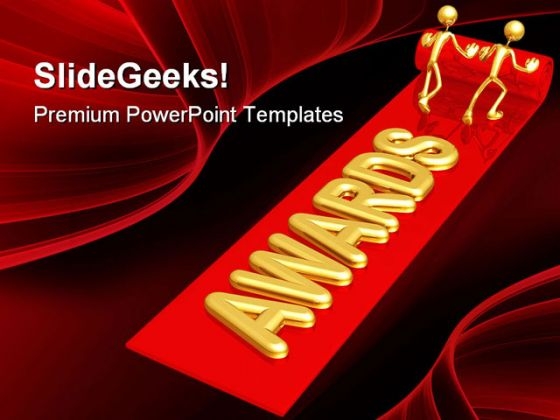 Red Carpet Awards Events PowerPoint Templates And PowerPoint Backgrounds 0511