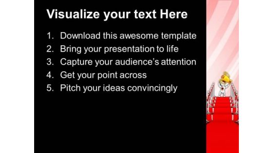 Red Carpet Block Buster Competition PowerPoint Templates And PowerPoint Themes 0912
