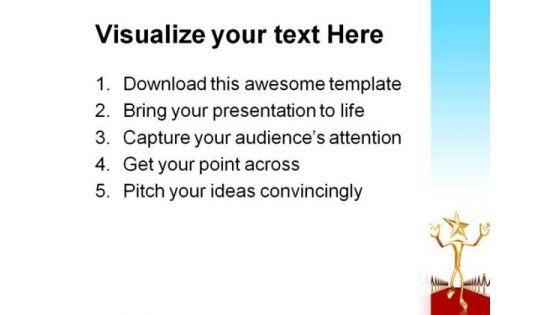 Red Carpet Entrance Events PowerPoint Templates And PowerPoint Backgrounds 1011