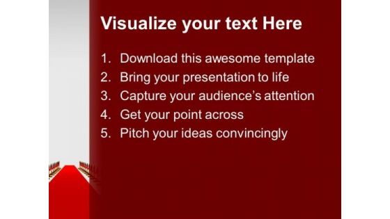 Red Carpet For Award Winners Success PowerPoint Templates Ppt Backgrounds For Slides 0313