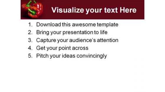 Red Chilli Food PowerPoint Templates And PowerPoint Backgrounds 0211