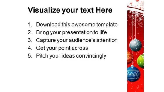 Red Christmas Background PowerPoint Templates And PowerPoint Backgrounds 0711