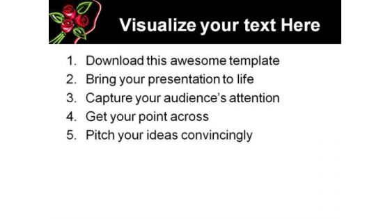 Red Glowing Roses Abstract PowerPoint Themes And PowerPoint Slides 0311
