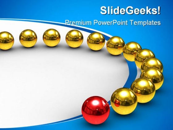 Red Leader Leadership PowerPoint Templates And PowerPoint Backgrounds 0411