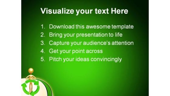 Reduce Reuse Recycle Nature PowerPoint Themes And PowerPoint Slides 0911